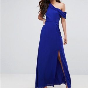 NWT ASOS One-Shoulder Gown